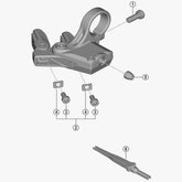 Shimano Sw-M8150 Lever Unit Fixing Screw And Washer M4 Set Spares & Accessories